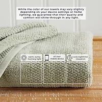 Linery Cotton Textured Weave 12-pc. Quick Dry Bath Towel Set