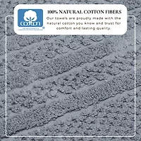 Linery Cotton Checkered Weave 12-pc. Quick Dry Washcloth