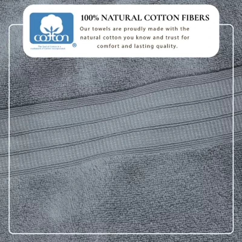 Linery Cotton Plush 6-pc. Quick Dry Bath Towel Set