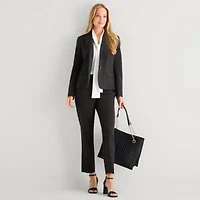 Black Label by Evan-Picone Womens Classic Fit Suit Jacket