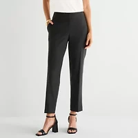 Black Label by Evan-Picone Crepe Womens Classic Fit Straight Suit Pant