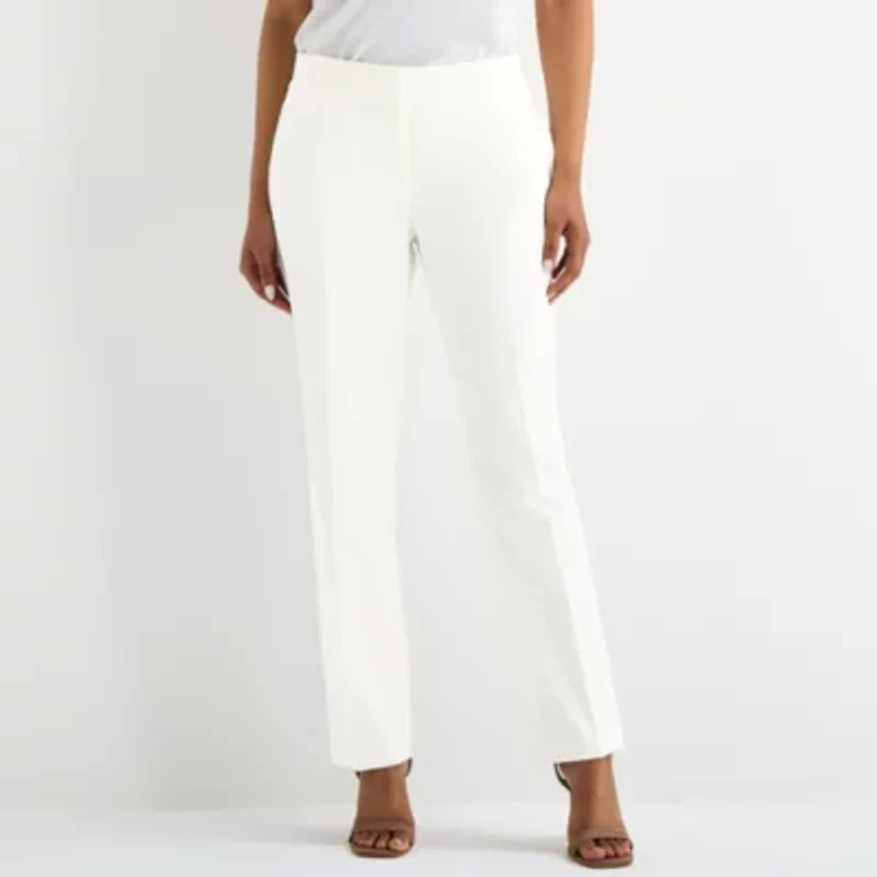 Black Label by Evan-Picone Crepe Womens Classic Fit Straight Suit Pant