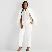 Black Label by Evan-Picone Crepe Womens Classic Fit Straight Suit Pant