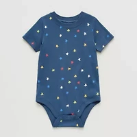 Okie Dokie Baby Boys Crew Neck Short Sleeve Bodysuit