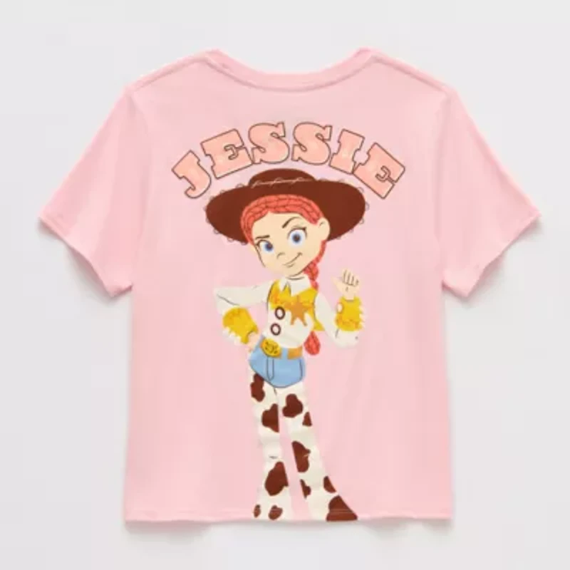 Little & Big Kid Girls Crew Neck Short Sleeve Regular Fit Jessie Graphic T-Shirt