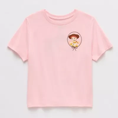 Little & Big Kid Girls Crew Neck Short Sleeve Regular Fit Jessie Graphic T-Shirt