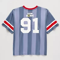 Little & Big Kid Boys V Neck Sonic the Hedgehog Short Sleeve Jersey