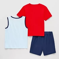 Disney Toddler Boys Mickey Mouse 3-pc. Short Set