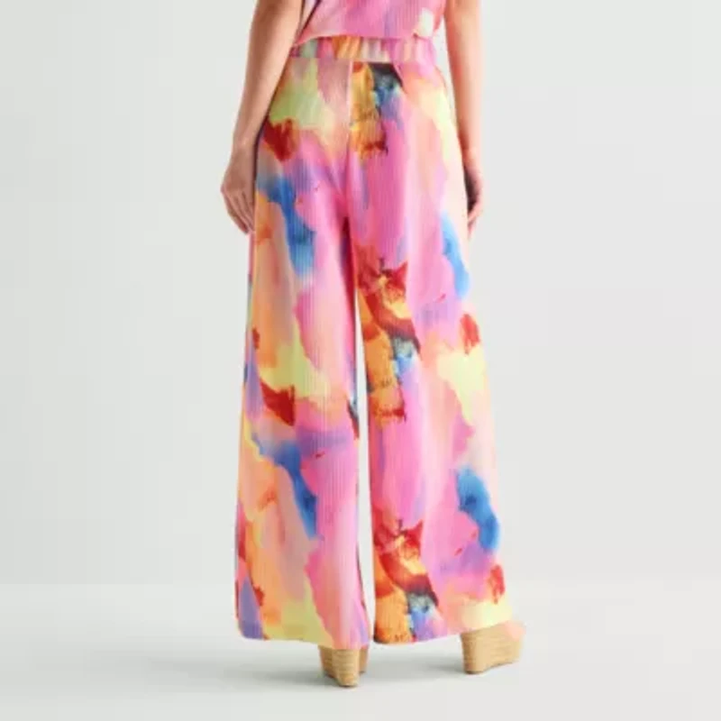 Hope & Wonder Womens Wide Leg Regular Fit Pull-On Pant