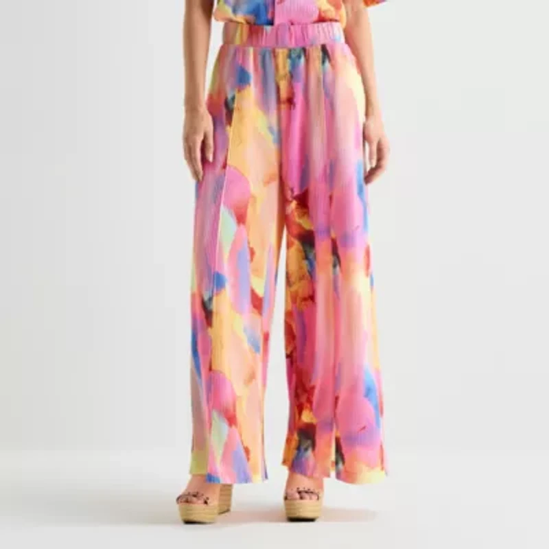 Hope & Wonder Womens Wide Leg Regular Fit Pull-On Pant