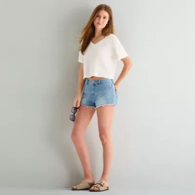 Forever 21 Womens 2 1/4" Juniors Denim Short