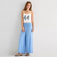 Arizona Womens Juniors Scoop Neck Sleeveless Tank Top