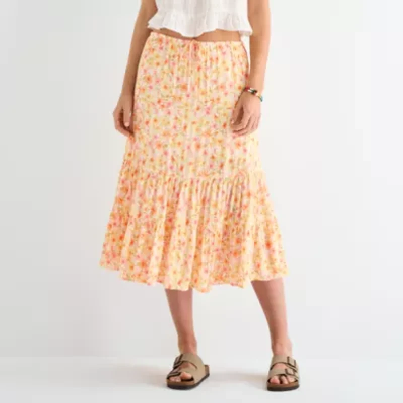 Arizona Womens Juniors Maxi Skirt