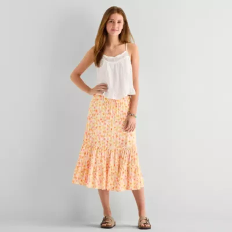 Arizona Womens Juniors Maxi Skirt