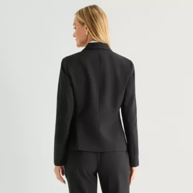 Black Label by Evan-Picone Womens Classic Fit Suit Jacket