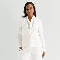 Black Label by Evan-Picone Womens Classic Fit Suit Jacket