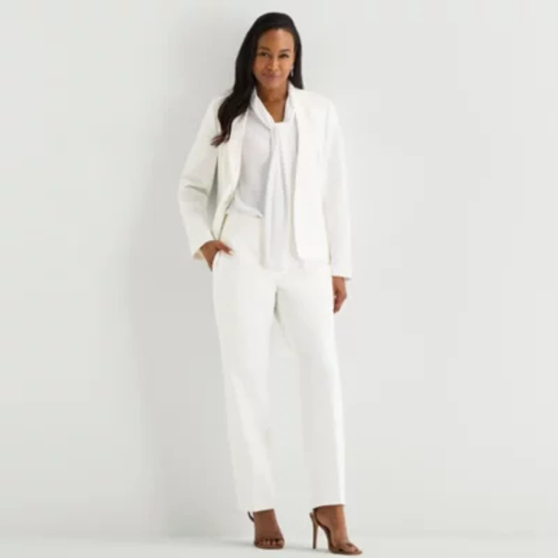 Black Label by Evan-Picone Womens Classic Fit Suit Jacket