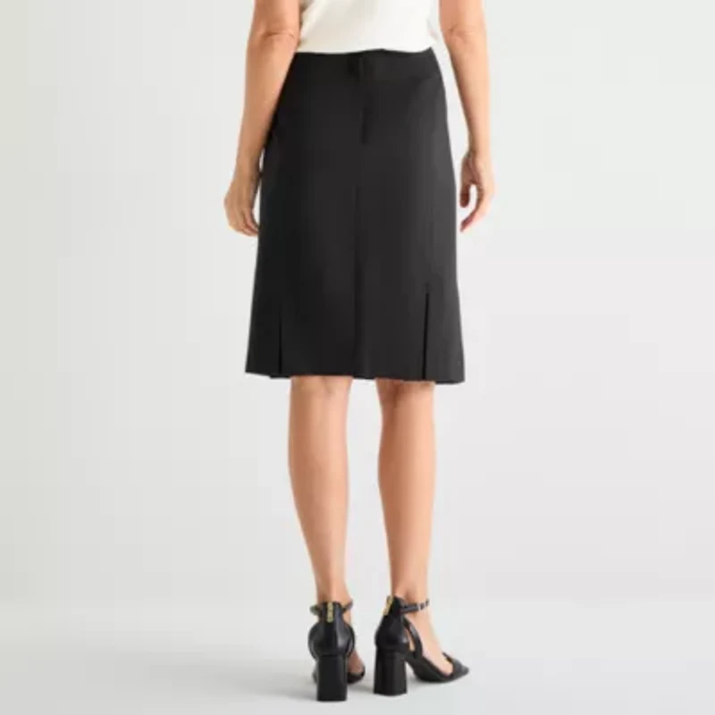 Black Label by Evan-Picone Womens Suit Skirt