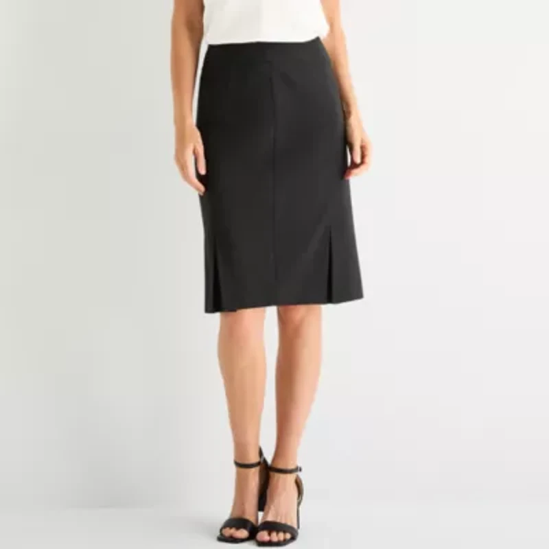 Black Label by Evan-Picone Womens Suit Skirt