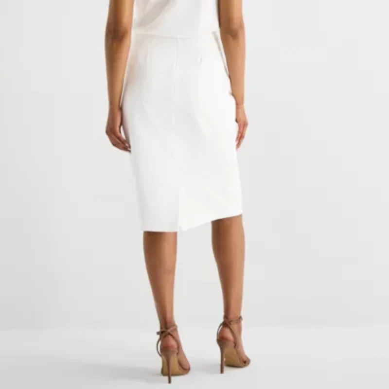 Black Label by Evan-Picone Womens Suit Skirt