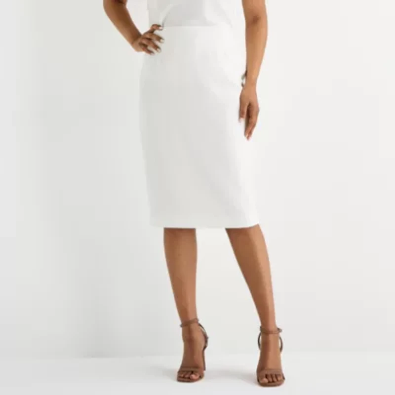 Black Label by Evan-Picone Womens Suit Skirt