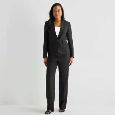 Le Suit Straight Leg Womens 2-pc. Pant