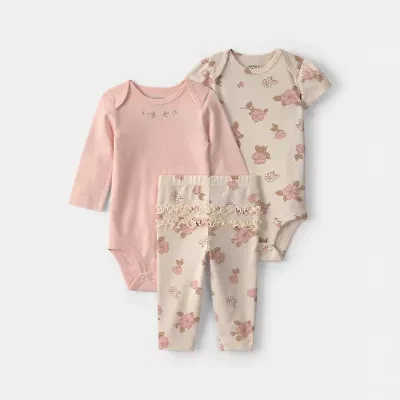 Carter's Baby Girls 3-pc. Pant Set