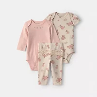 Carter's Baby Girls 3-pc. Pant Set