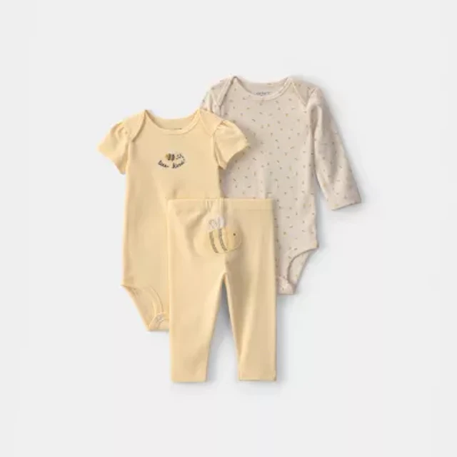 Carter's Baby Girls 3-pc. Pant Set