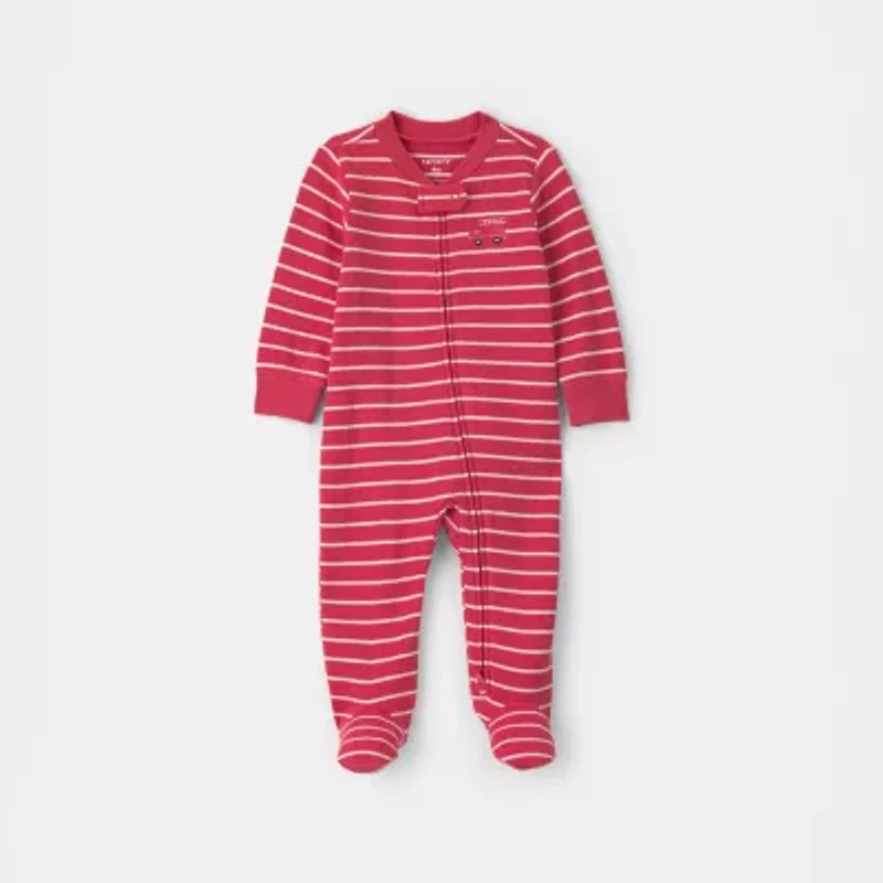 Carter's Firetruck Baby Boys Striped Sleep and Play