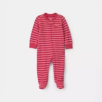 Carter's Firetruck Baby Boys Striped Sleep and Play