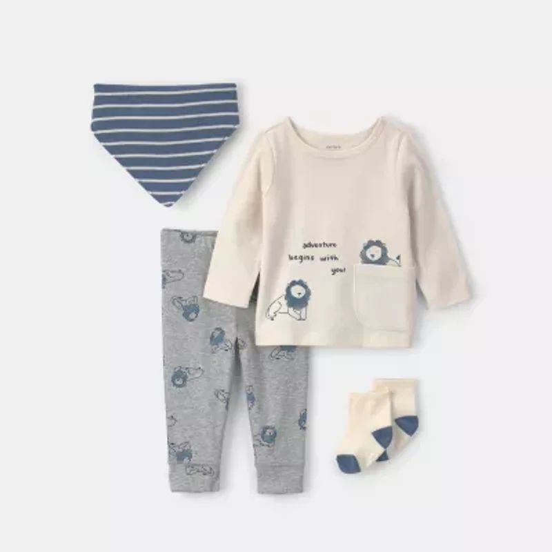 Carter's Baby Boys 4-pc. Pant Set