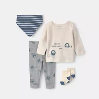 Carter's Baby Boys 4-pc. Pant Set