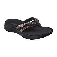 Skechers Womens Go Walk Flex Flip-Flops
