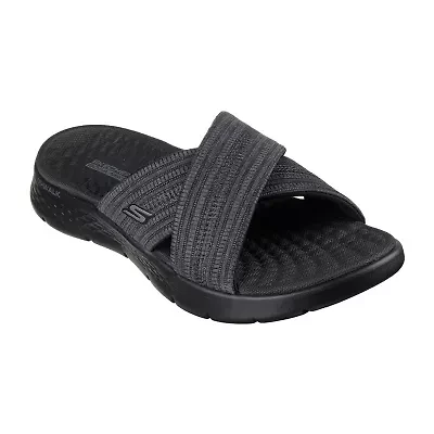 Skechers Womens Go Walk Flex Slide Sandals