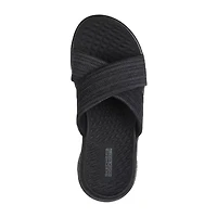 Skechers Womens Go Walk Flex Slide Sandals