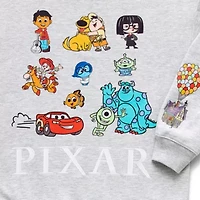 Pixar Womens Juniors Crew Neck Long Sleeve Sweatshirt