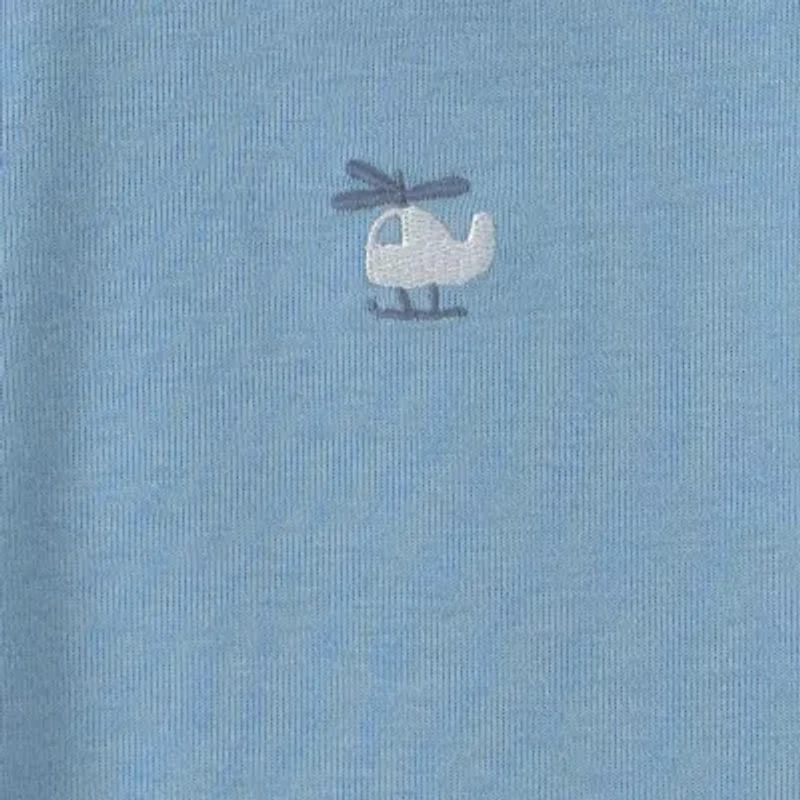 Carter's Baby Boys Crew Neck Short Sleeve Rib 5-pc. Bodysuit