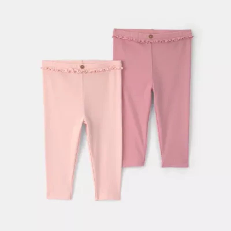 Carter's Baby Girls Slim Regular Fit Pull-On Pant