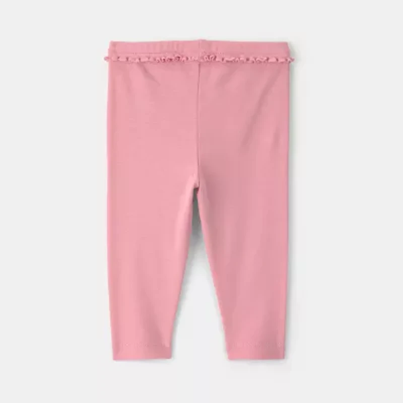 Carter's Baby Girls Slim Regular Fit Pull-On Pant