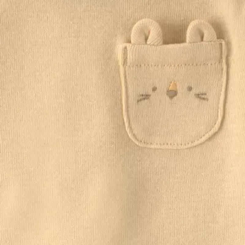 Carter's Baby Unisex Crew Neck Short Sleeve Rib 5-pc. Bodysuit