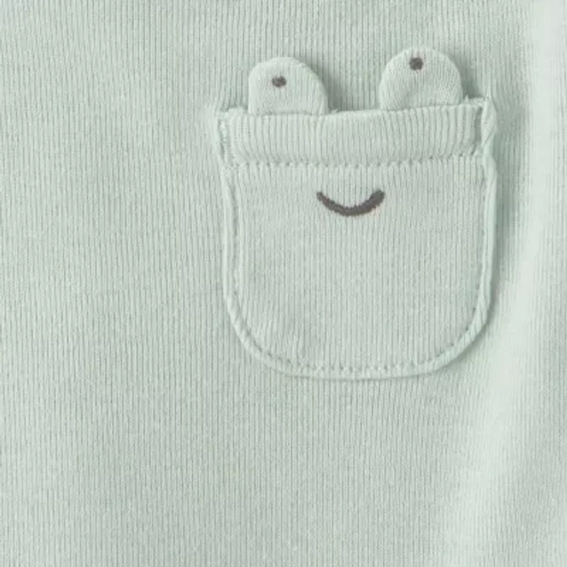 Carter's Baby Unisex Crew Neck Short Sleeve Rib 5-pc. Bodysuit