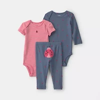 Carter's Baby Girls 3-pc. Pant Set