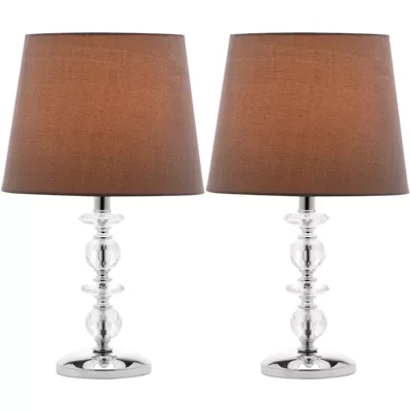 Celeb Stacked Crystal Orb Lamp- Set of 2