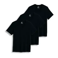 Jockey Classics Mens 3 Pack Short Sleeve V Neck Moisture Wicking T-Shirt