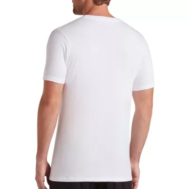 Jockey Classics Bonus Pack Mens 4 Short Sleeve Crew Neck Moisture Wicking T-Shirt