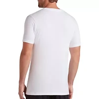 Jockey Classics Bonus Pack Mens 4 Short Sleeve Crew Neck Moisture Wicking T-Shirt