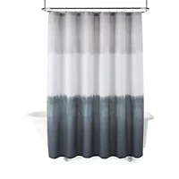 Home Expressions Dip Dye Shower Curtain