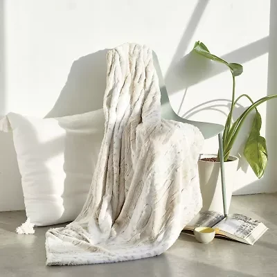 CHF Snow Leopard Washable Reversible Midweight Throw