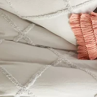CHF Chenille Lattice Midweight Comforter Set